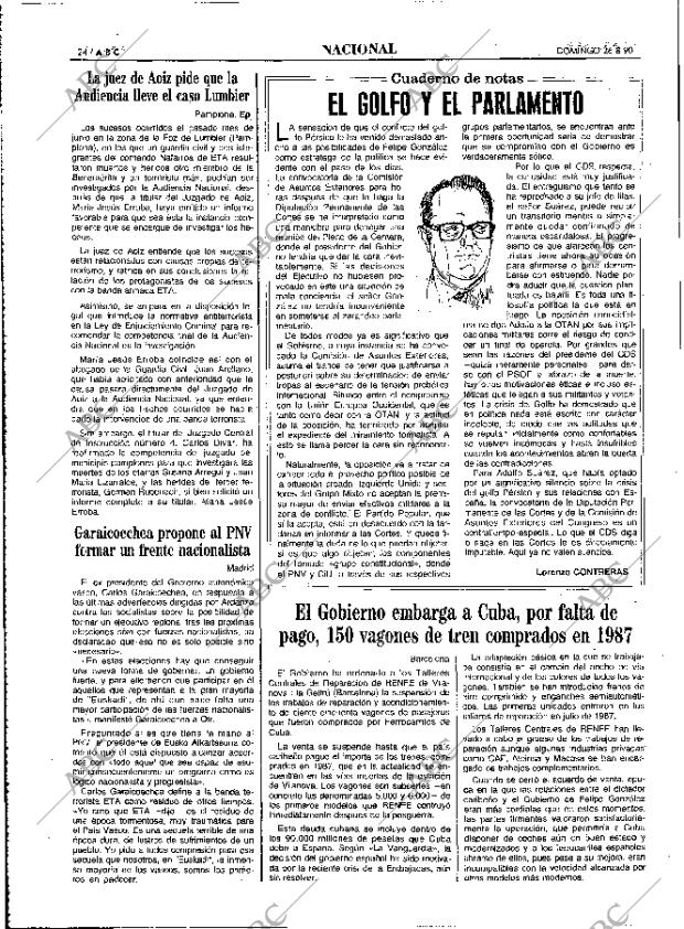 ABC MADRID 26-08-1990 página 24