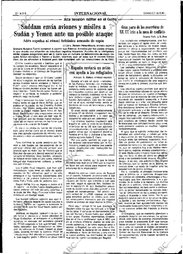 ABC MADRID 26-08-1990 página 32