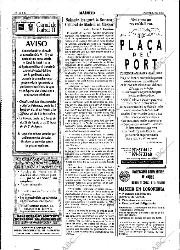 ABC MADRID 26-08-1990 página 38