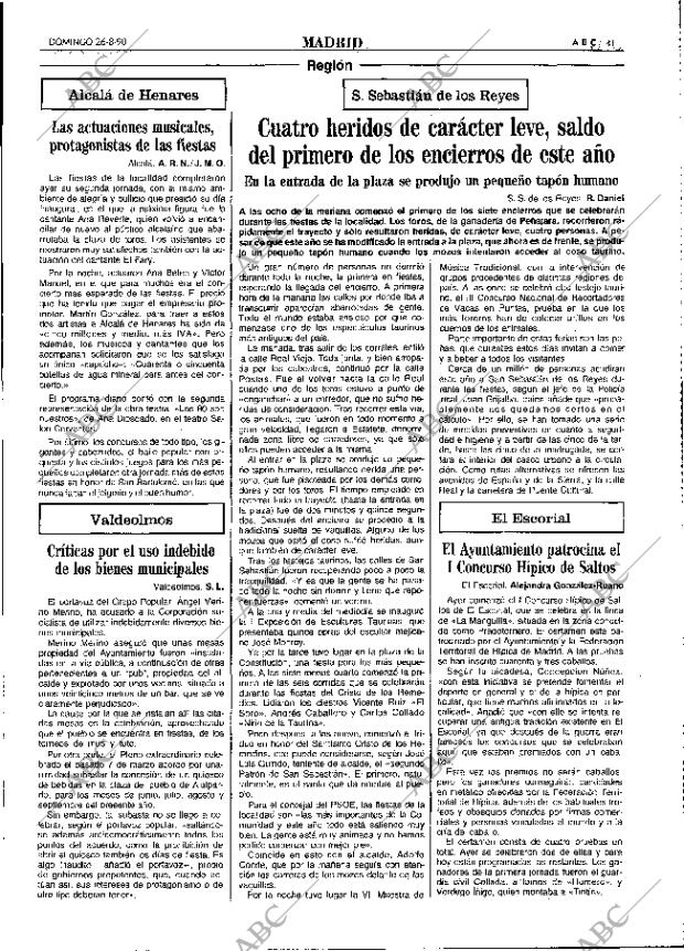 ABC MADRID 26-08-1990 página 41