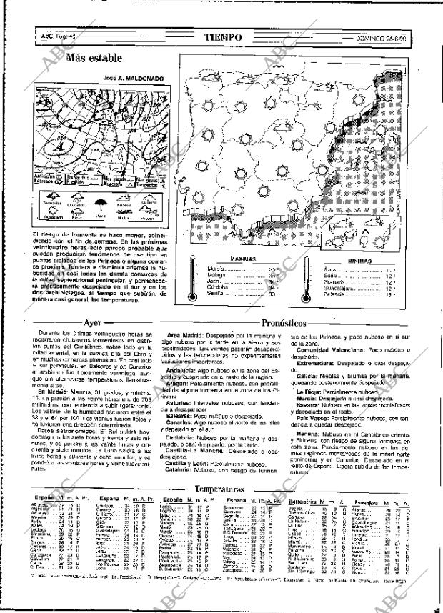 ABC MADRID 26-08-1990 página 48