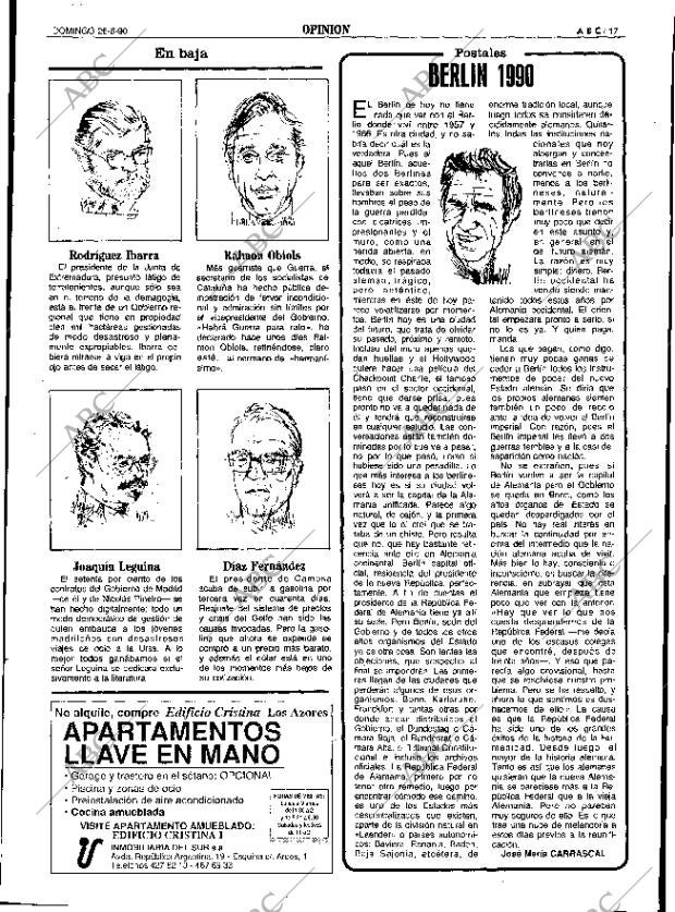 ABC SEVILLA 26-08-1990 página 17