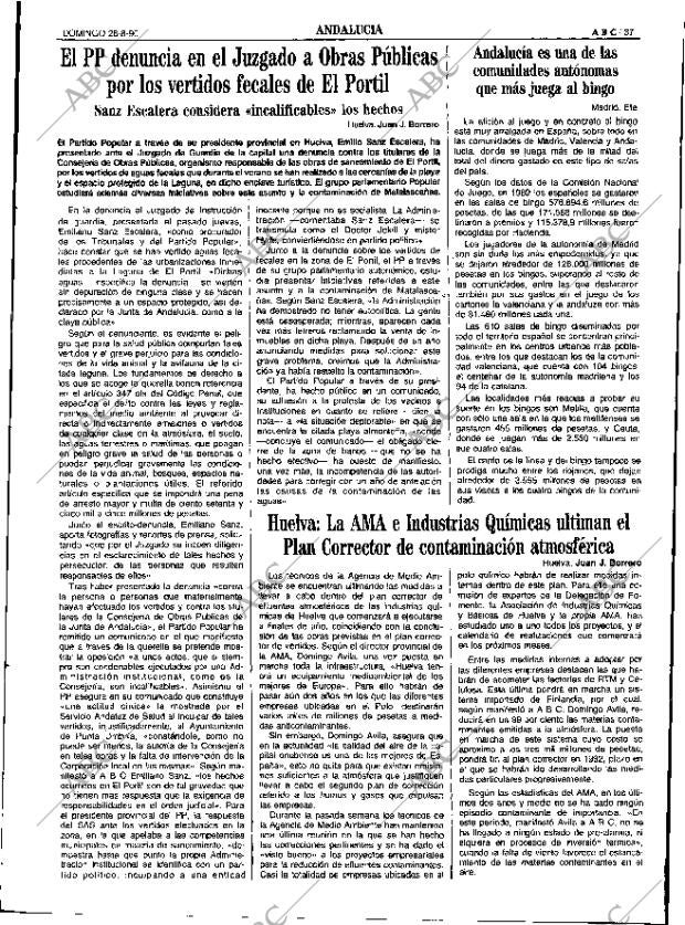 ABC SEVILLA 26-08-1990 página 37