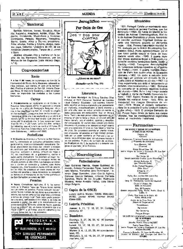 ABC SEVILLA 26-08-1990 página 38