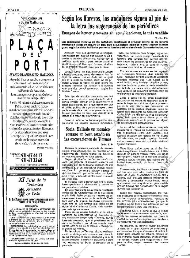 ABC SEVILLA 26-08-1990 página 46