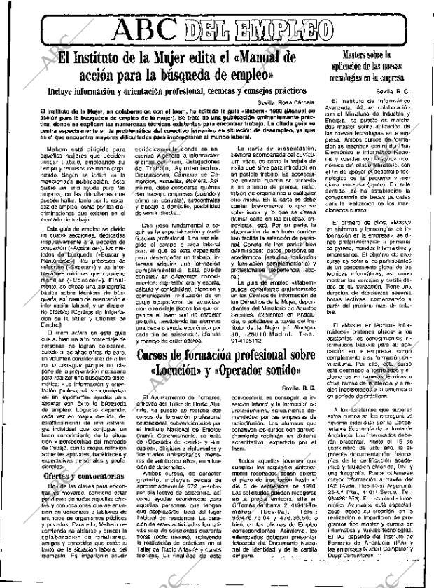 ABC SEVILLA 26-08-1990 página 47