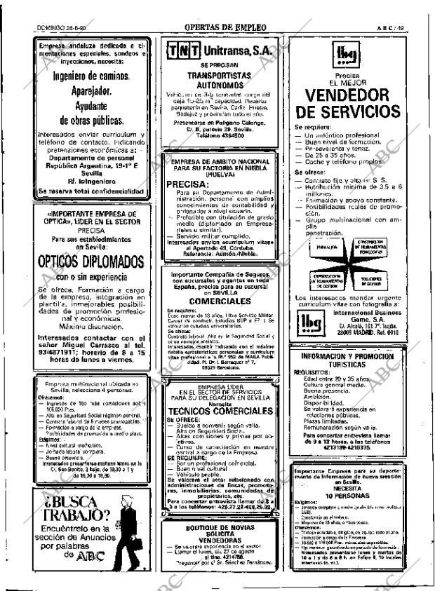 ABC SEVILLA 26-08-1990 página 49