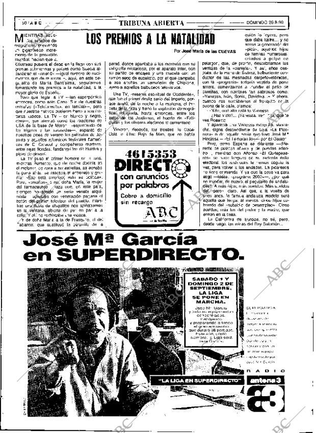 ABC SEVILLA 26-08-1990 página 50