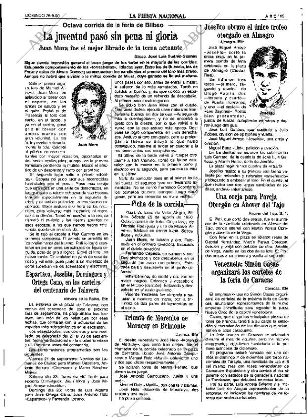 ABC SEVILLA 26-08-1990 página 65