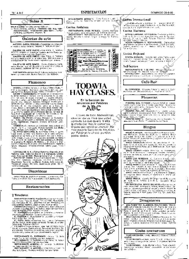 ABC SEVILLA 26-08-1990 página 76