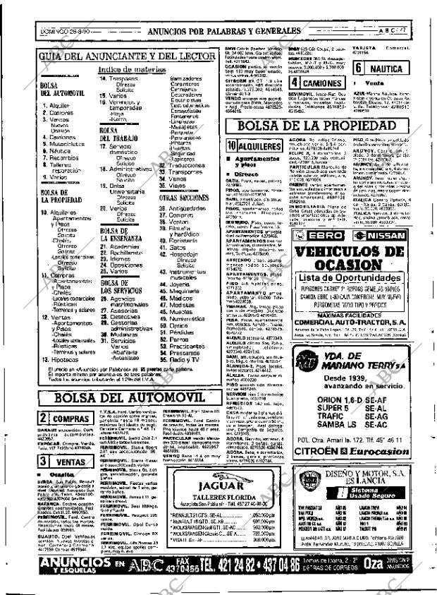 ABC SEVILLA 26-08-1990 página 77