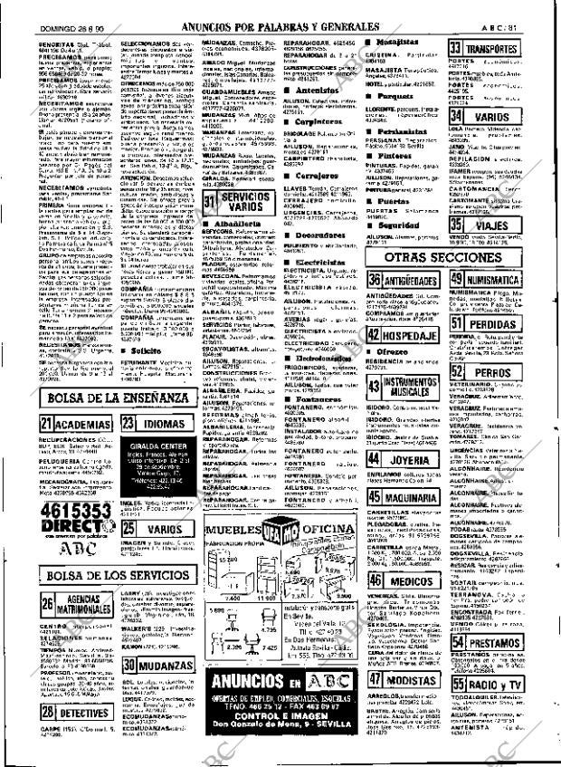 ABC SEVILLA 26-08-1990 página 81