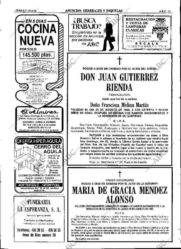 ABC SEVILLA 26-08-1990 página 83