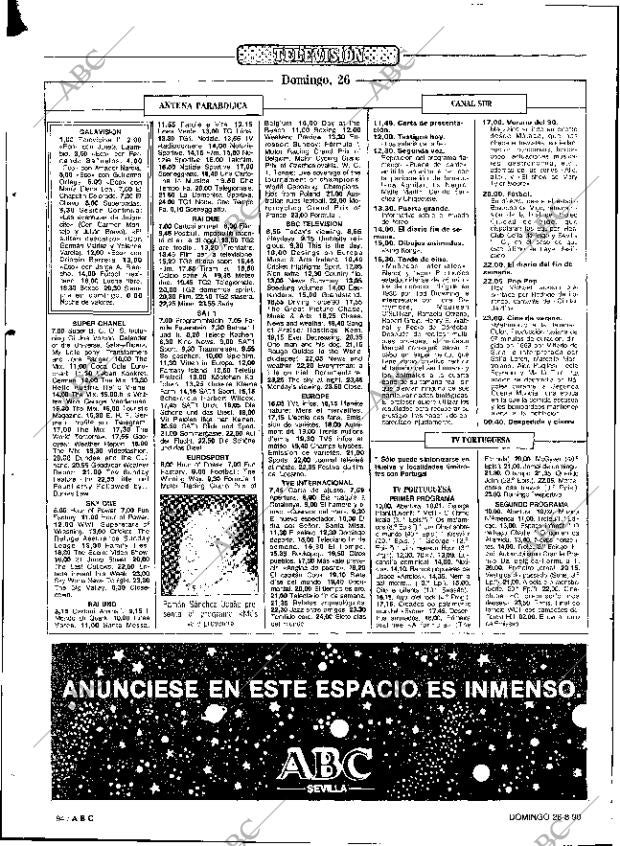 ABC SEVILLA 26-08-1990 página 94