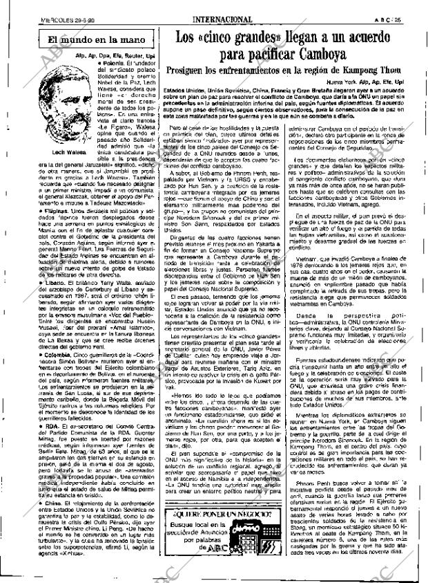 ABC SEVILLA 29-08-1990 página 25