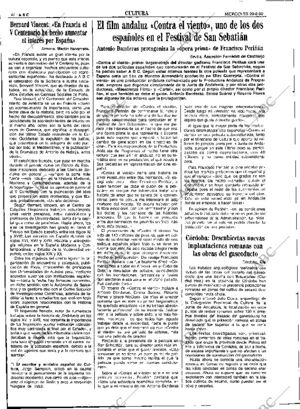 ABC SEVILLA 29-08-1990 página 42