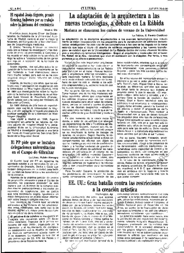 ABC SEVILLA 30-08-1990 página 42