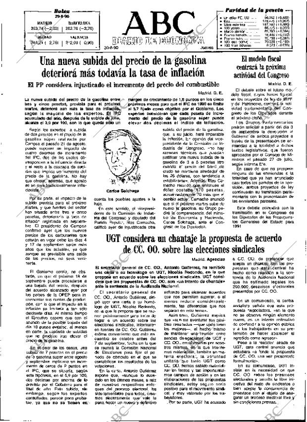 ABC SEVILLA 30-08-1990 página 43