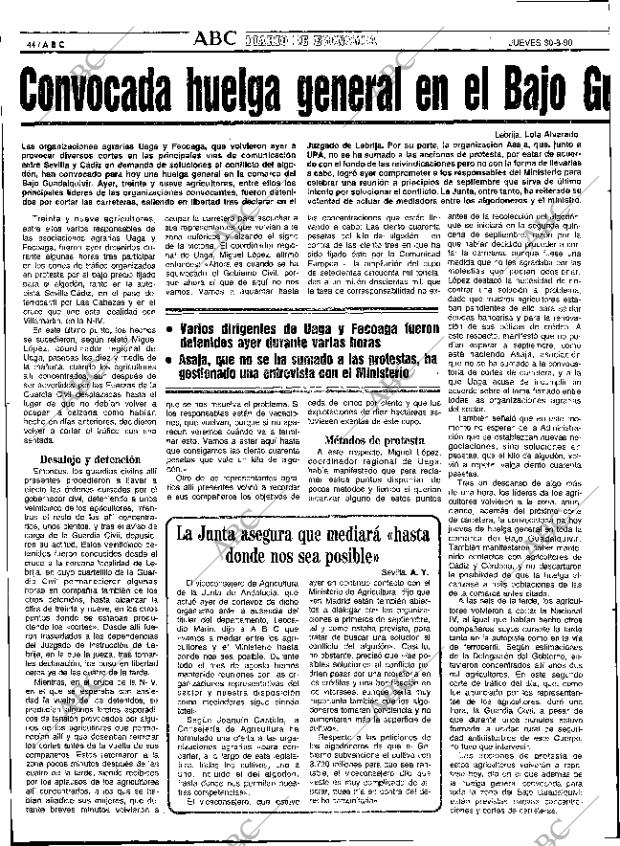 ABC SEVILLA 30-08-1990 página 44
