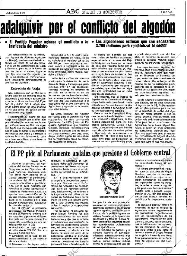 ABC SEVILLA 30-08-1990 página 45