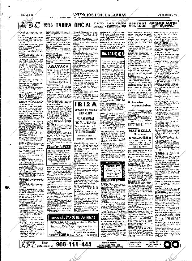 ABC MADRID 31-08-1990 página 88