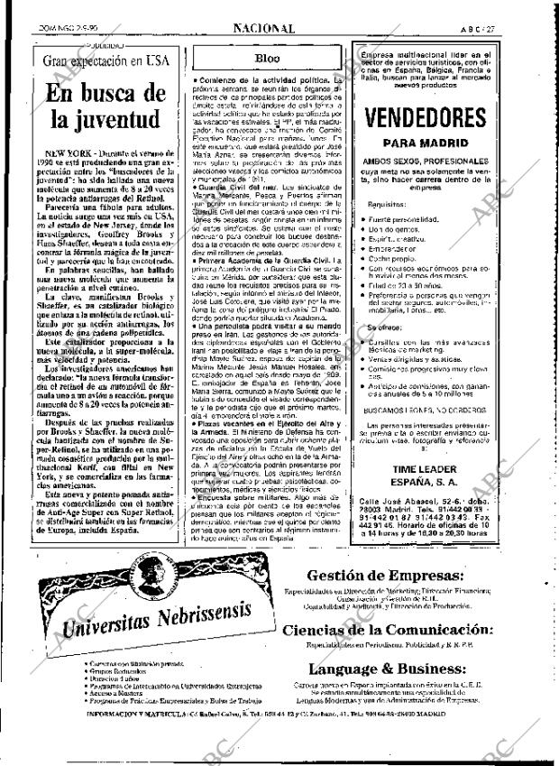 ABC MADRID 02-09-1990 página 27