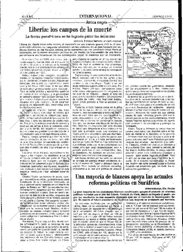 ABC MADRID 02-09-1990 página 42