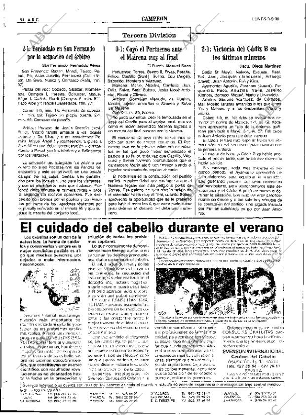 ABC SEVILLA 03-09-1990 página 64