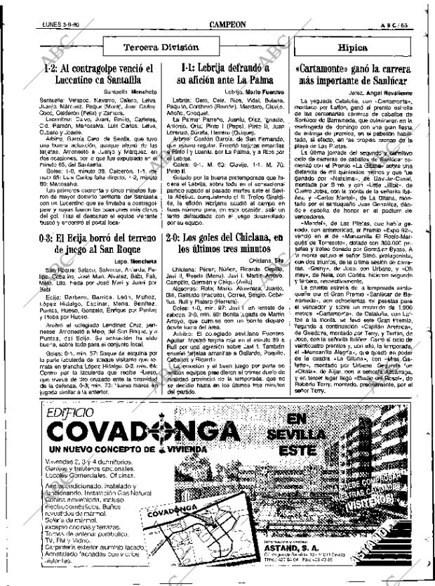 ABC SEVILLA 03-09-1990 página 65