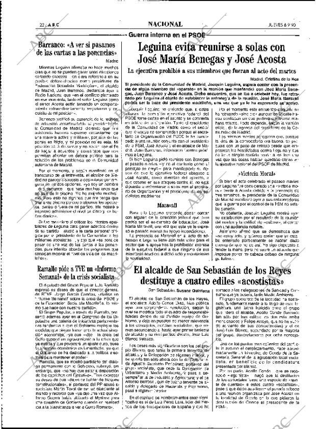 ABC MADRID 06-09-1990 página 22