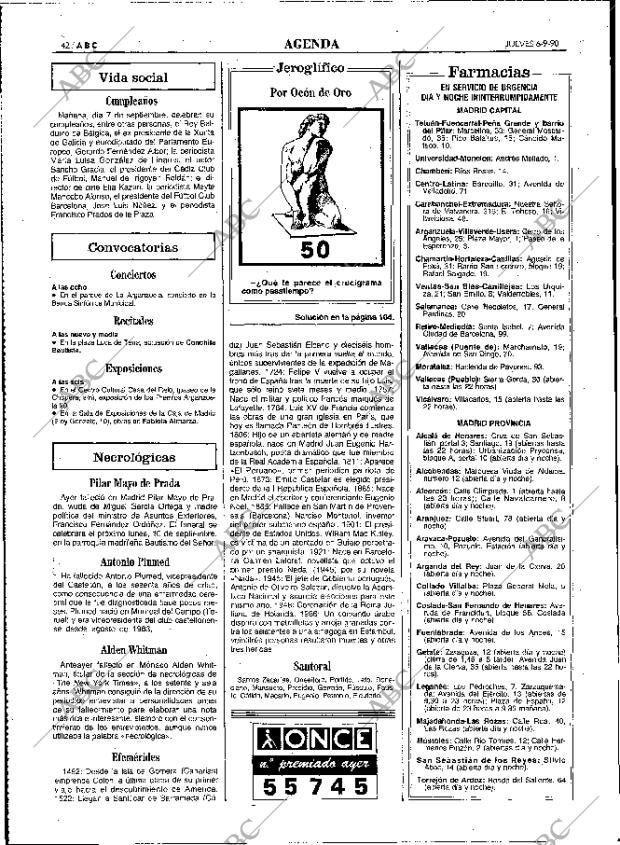 ABC MADRID 06-09-1990 página 42