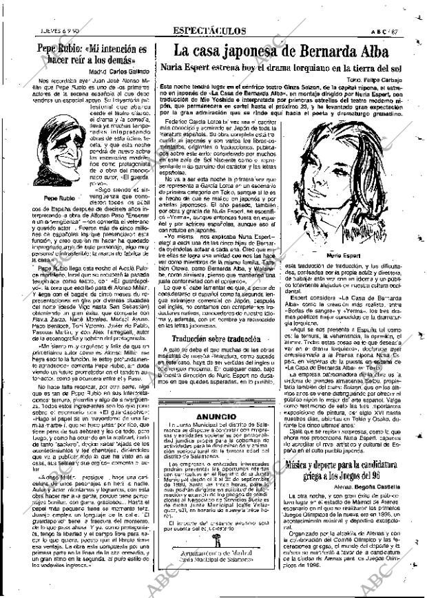 ABC MADRID 06-09-1990 página 87