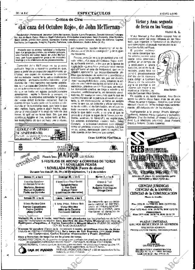 ABC MADRID 06-09-1990 página 88