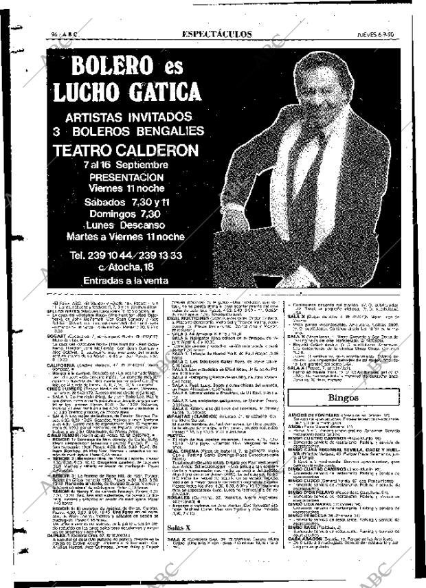 ABC MADRID 06-09-1990 página 96