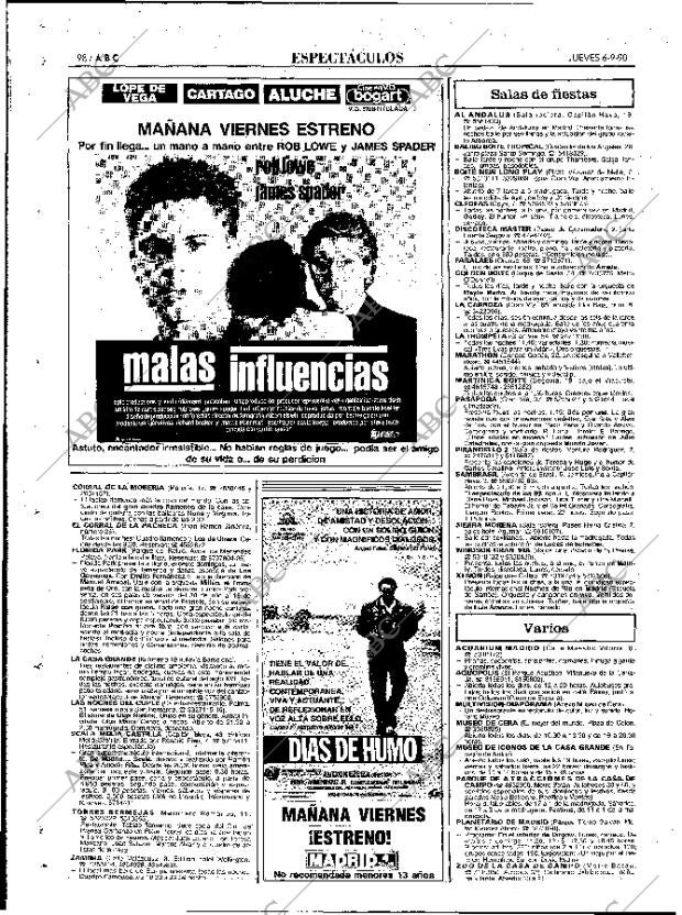 ABC MADRID 06-09-1990 página 98