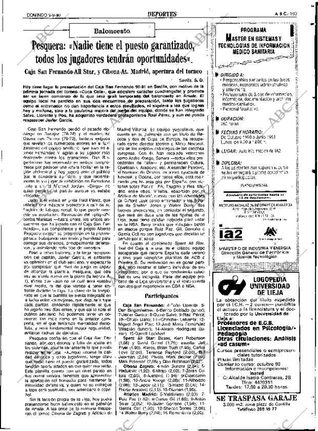 ABC SEVILLA 09-09-1990 página 103
