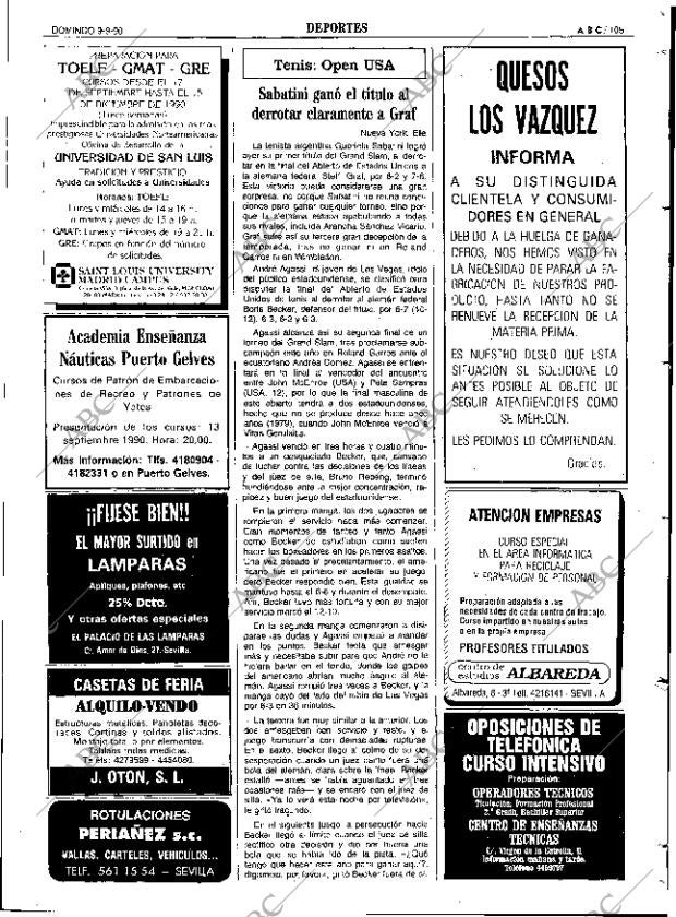 ABC SEVILLA 09-09-1990 página 105