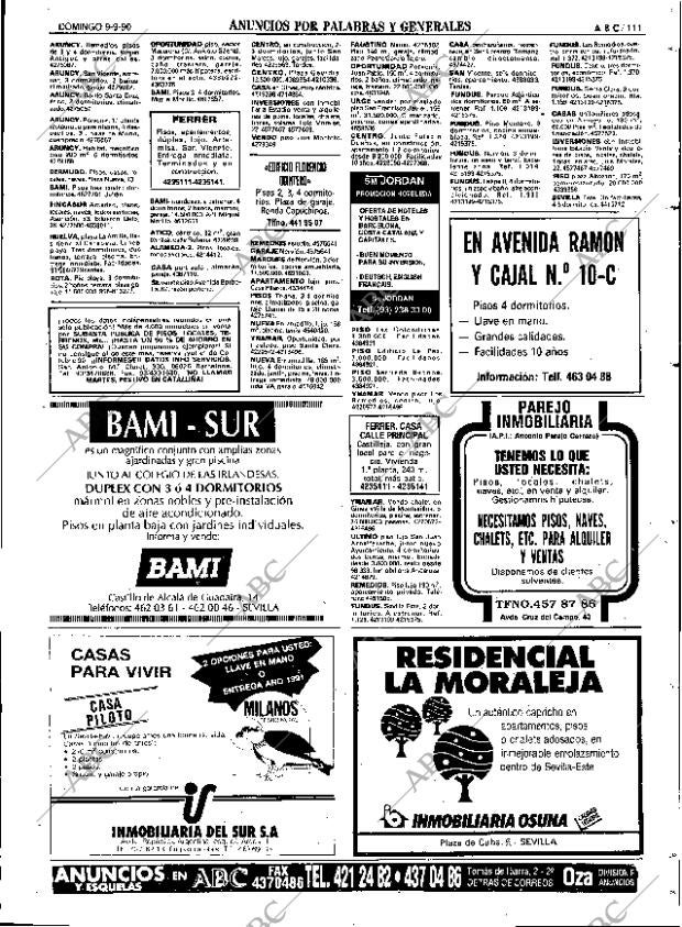 ABC SEVILLA 09-09-1990 página 111