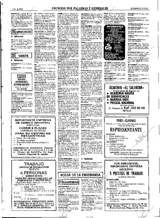 ABC SEVILLA 09-09-1990 página 114