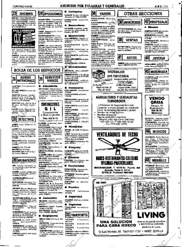 ABC SEVILLA 09-09-1990 página 115