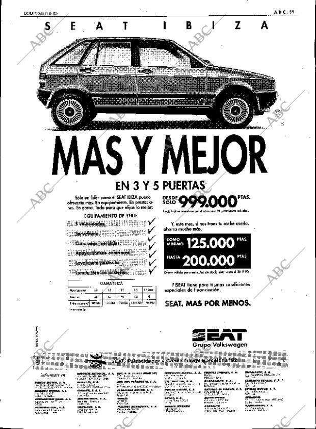 ABC SEVILLA 09-09-1990 página 55