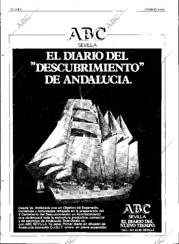 ABC SEVILLA 09-09-1990 página 70