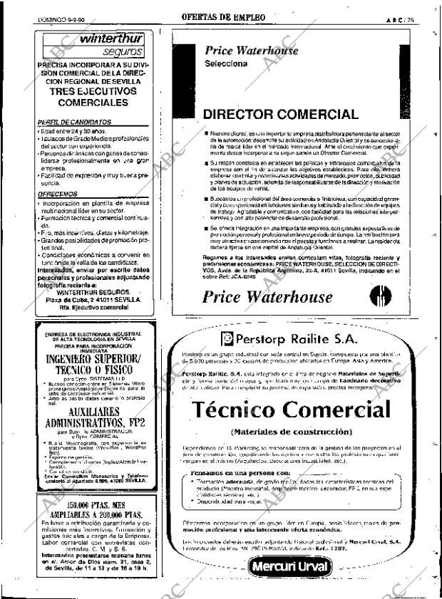 ABC SEVILLA 09-09-1990 página 75