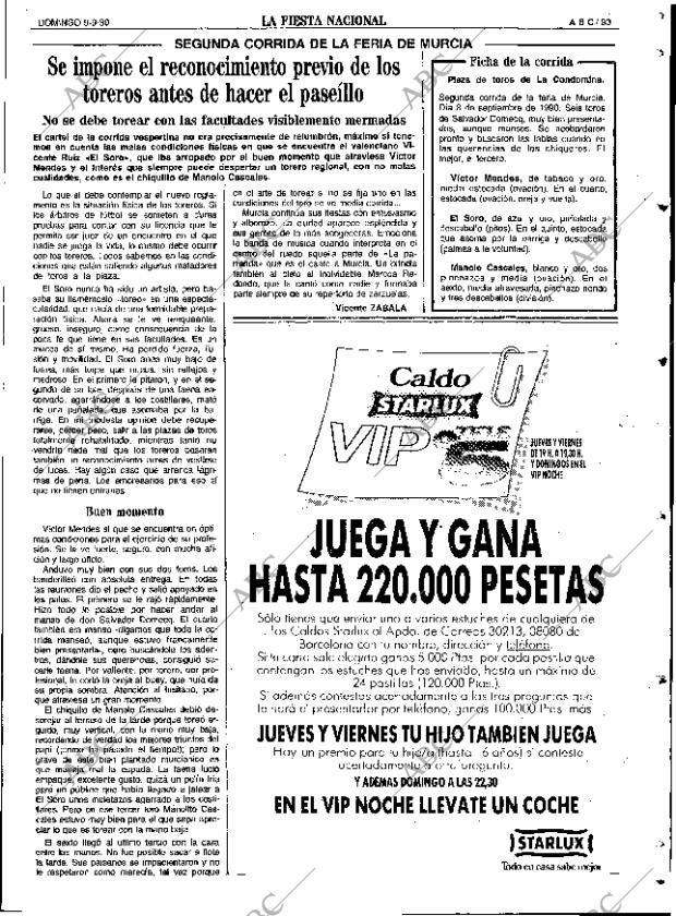 ABC SEVILLA 09-09-1990 página 93