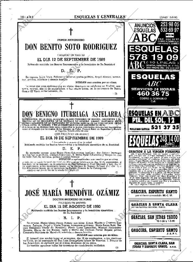 ABC MADRID 10-09-1990 página 100