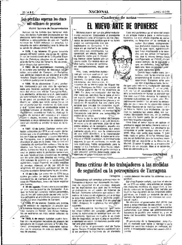 ABC MADRID 10-09-1990 página 20