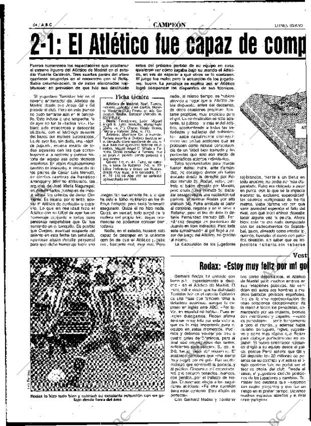 ABC MADRID 10-09-1990 página 64