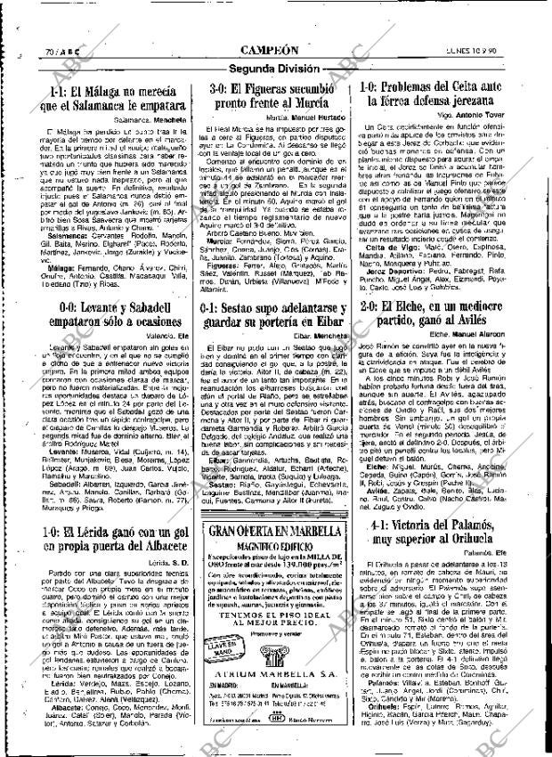 ABC MADRID 10-09-1990 página 70