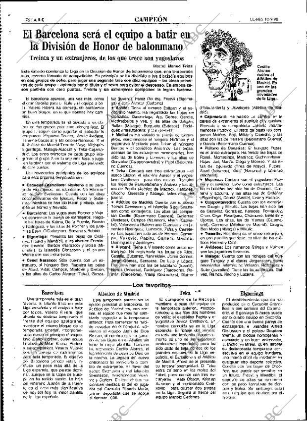 ABC MADRID 10-09-1990 página 76