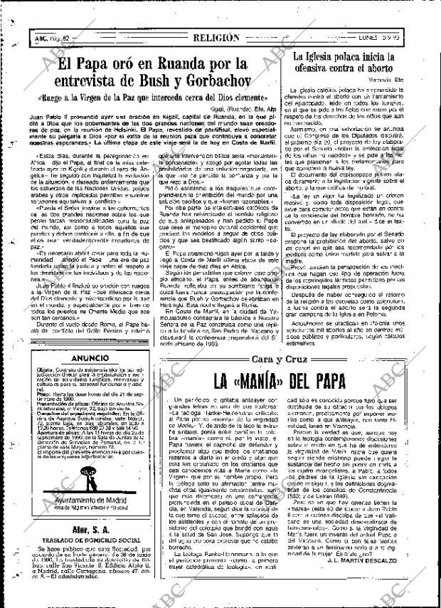 ABC MADRID 10-09-1990 página 82